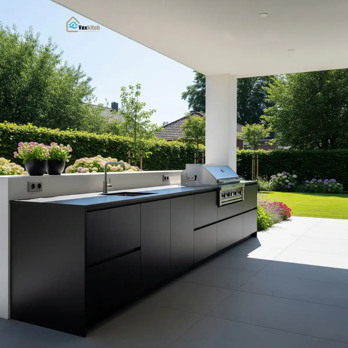 Open Concept Outdoor Kitchen