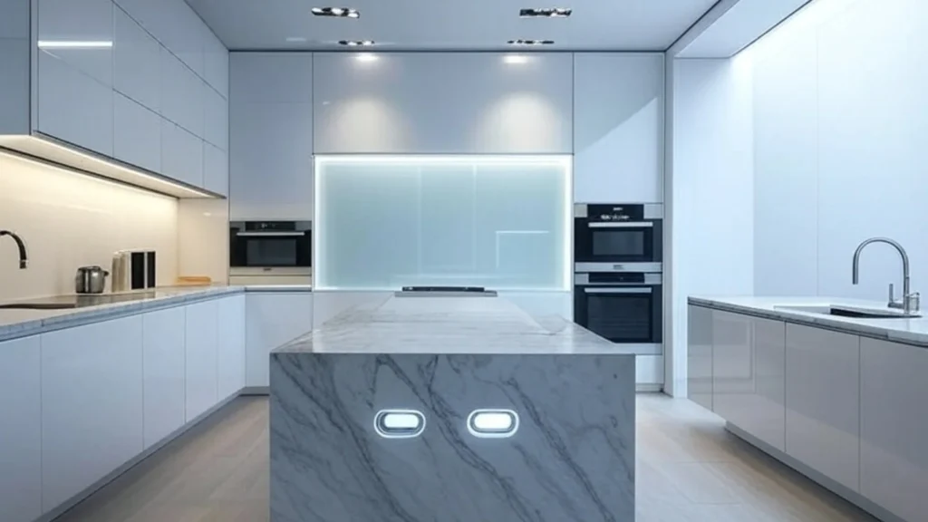 A VexKitch High-Tech Hybrid Kitchens style
