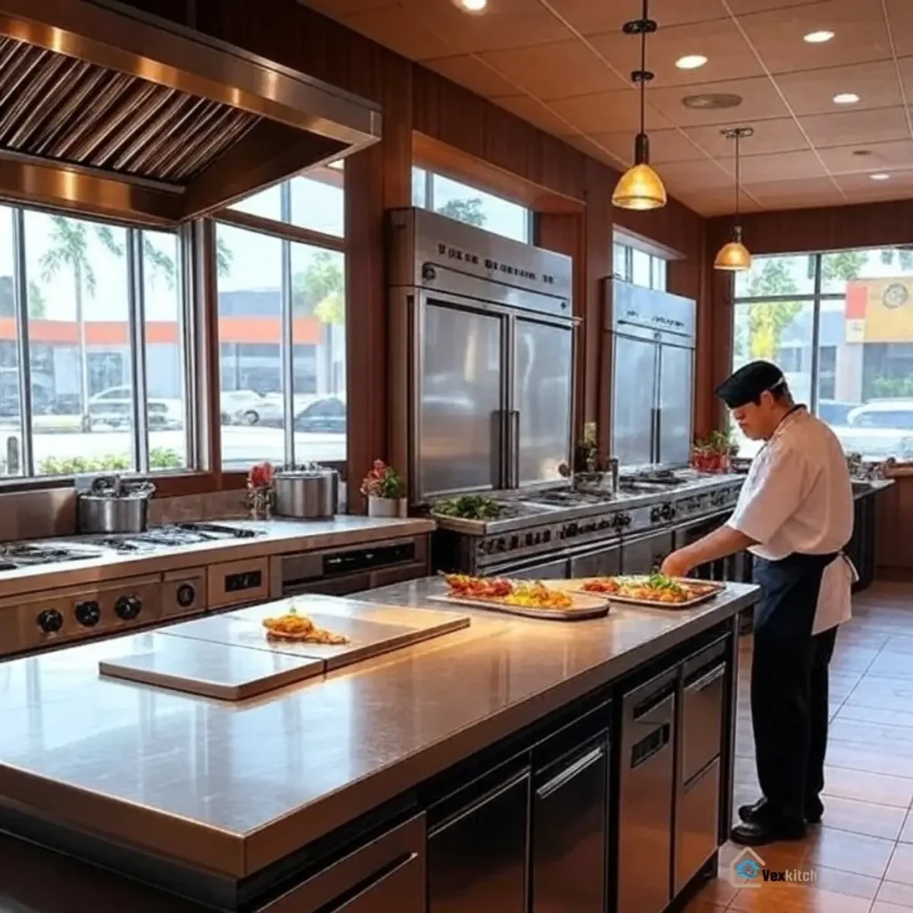 A Sabor Mexicano Grill Commercial Kitchen