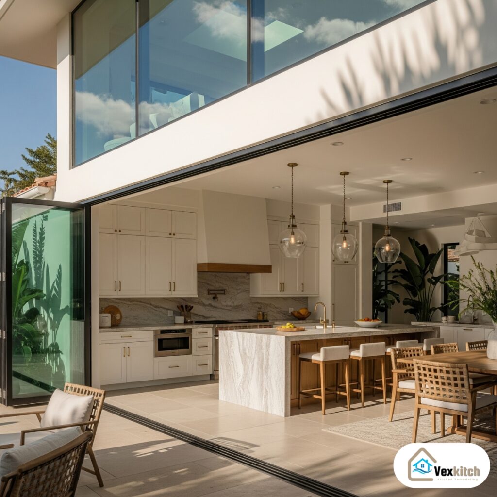 A Open-Air Kitchen design