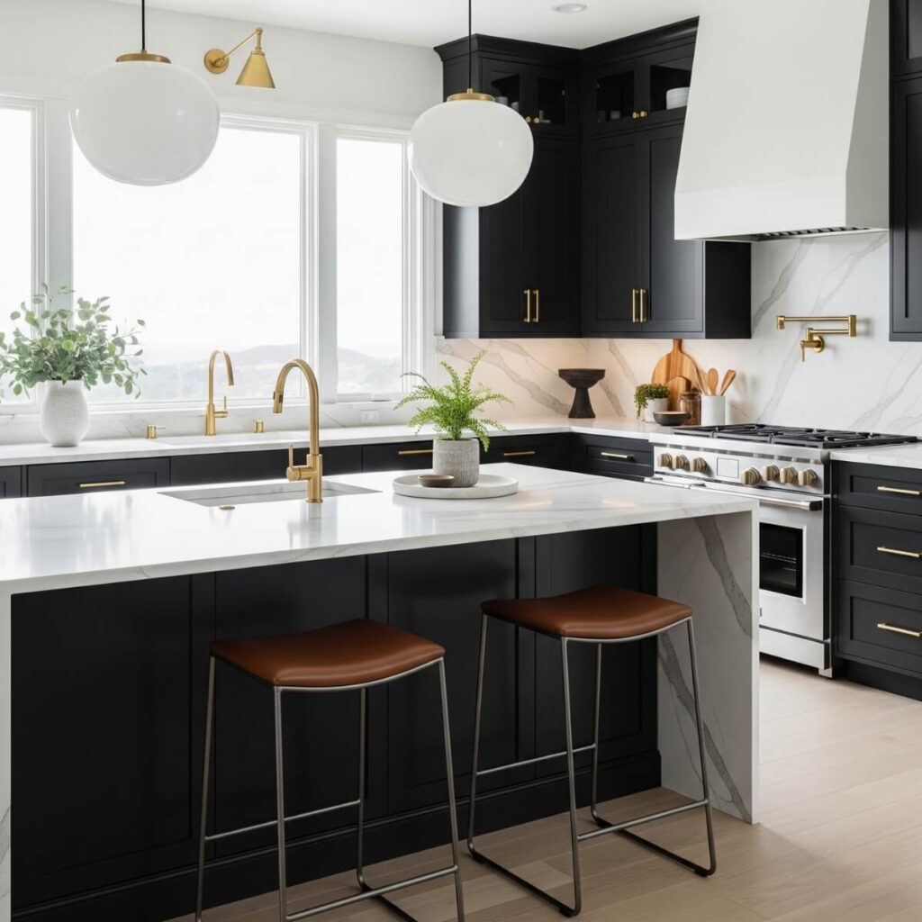 A Minimalist California Kitchen design.