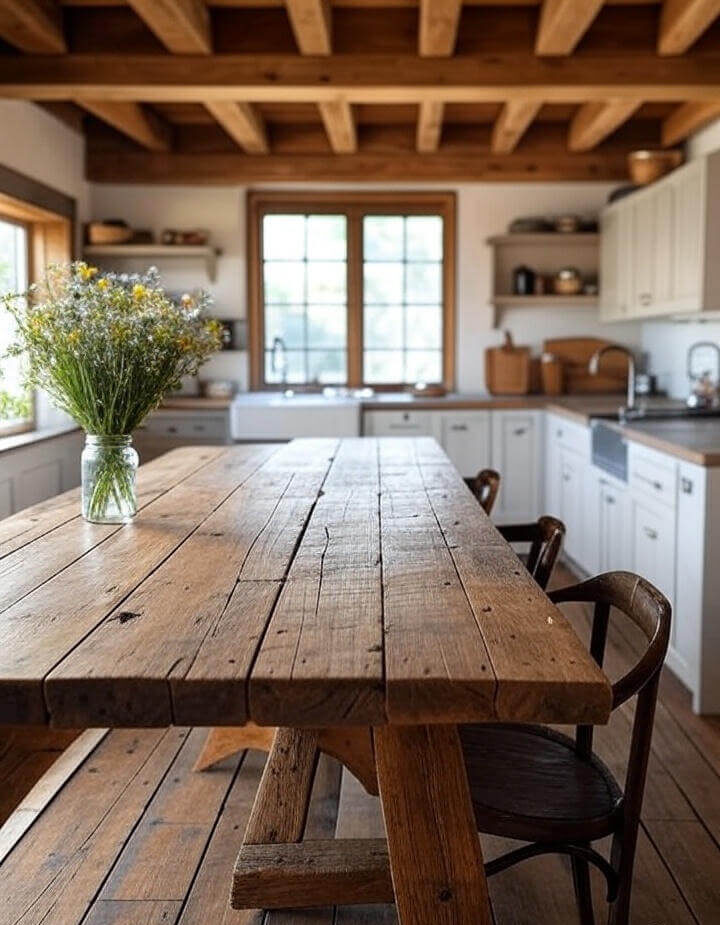 Rustic Charm Dining Space