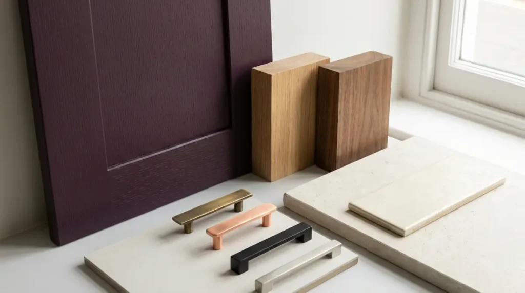 aubergine cabinet sample with ha